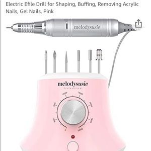 Melodysusie nail drill WITH ALL BITS SHOWN!
